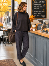 Cotton alpaca Leone Pant