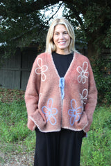 Embroidered Relaxed Cardi