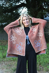 Embroidered Relaxed Cardi