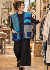 Magic Vest - Blue stripe