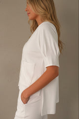 Embroidered Cafe Shirt