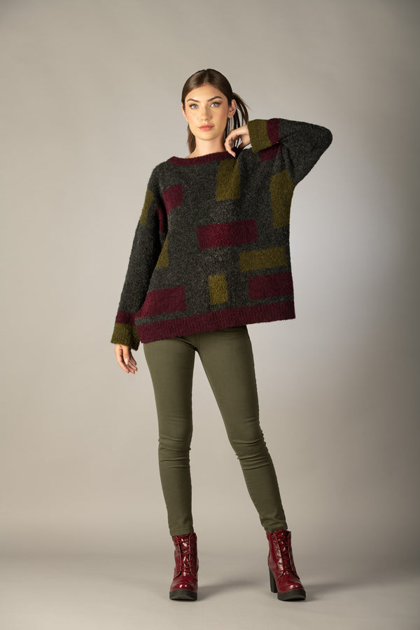 Color Block Sweater