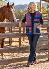 Magic Vest - Blue stripe